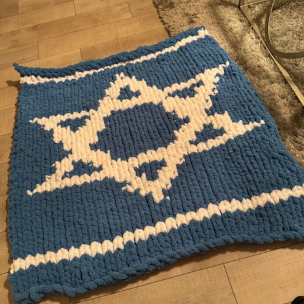 Handmade Chunky Knit Blanket